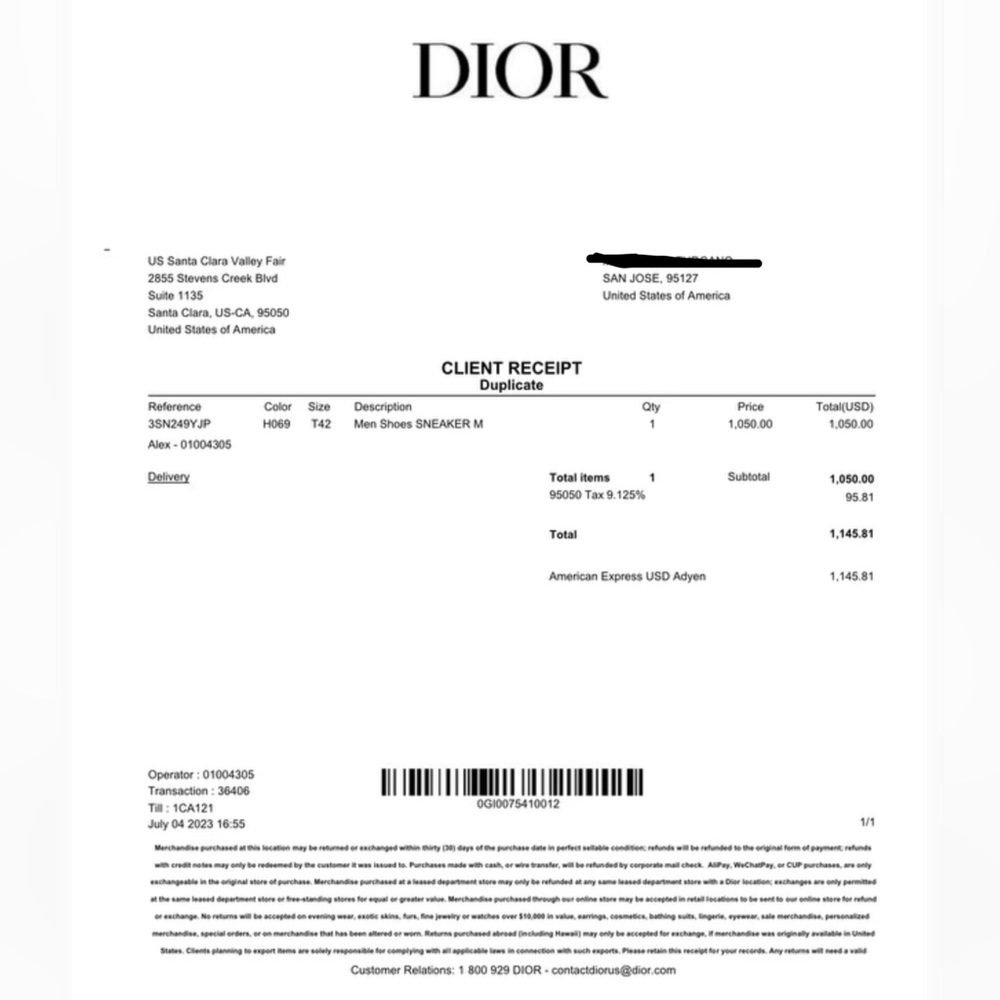 Men Dior B23 Low-top sneaker - 3SN249YJP_H069 - Picture 2 of 16